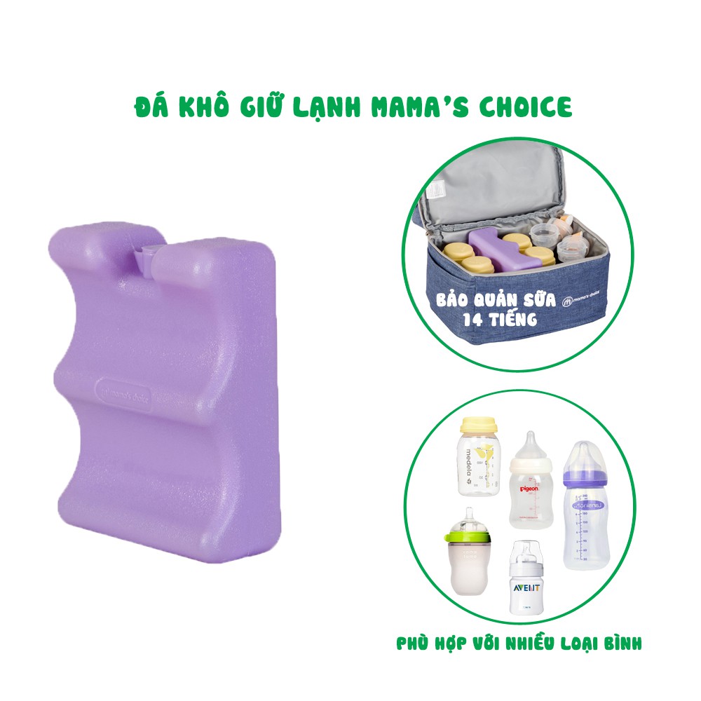🍀Đá Khô Bảo Quản Sữa Mẹ Mama's Choice 🍀Gel Giữ Lạnh Cao Cấp Thời Gian Bảo Quản Lên Đến 14 Giờ