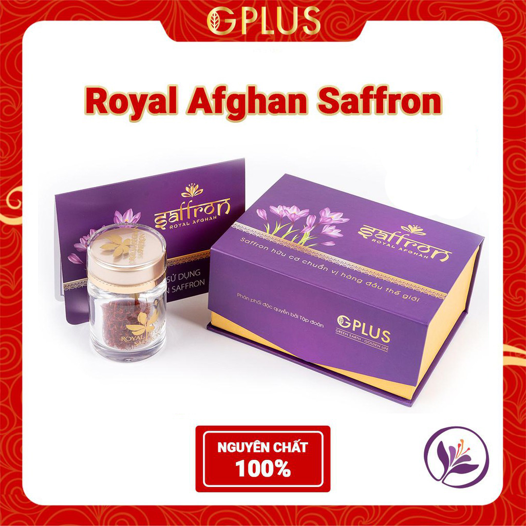 Hộp 3g Saffron chính hãng cao cấp - Nhụy hoa nghệ tây loại Negin hữu cơ