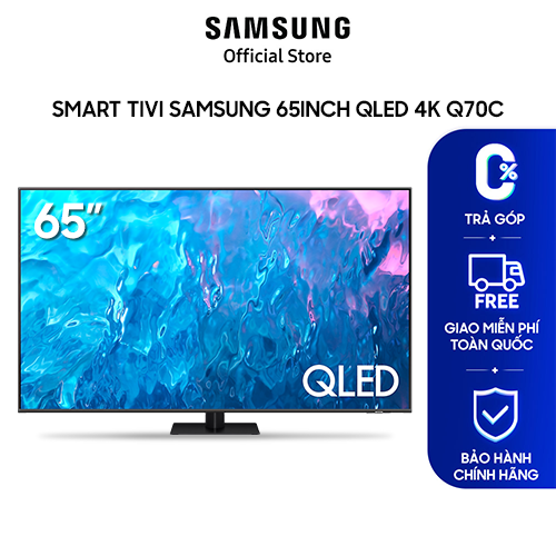 Smart tivi samsung 65 inch qled 4k q70c