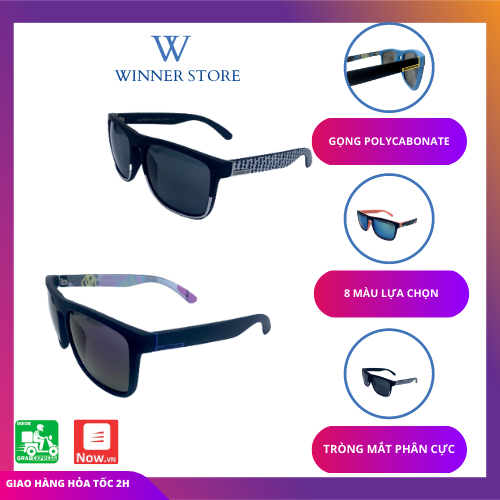 Kính râm, kính mát nam nữ quiksilver the ferris, dáng vuông dễ đeo, chống nắng