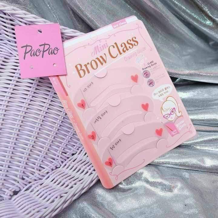 3 kiểu khung kẻ chân mày - Khuôn kẻ chân mày đẹp, cách vẽ chân mày đẹp Bộ 3 khung kẻ chân mày Brow Class