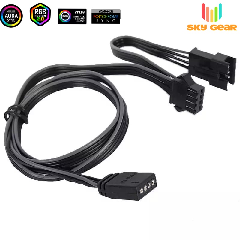 Cáp chuyển đổi led 12v rgb phanteks