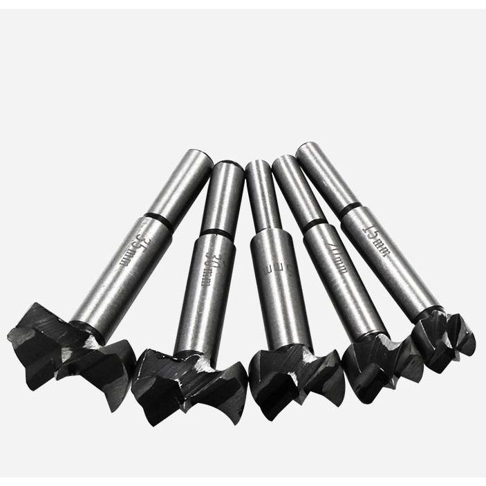 Bộ 5 mũi khoan khoét lỗ đường kính từ 15mm - 35mm - Khoan gỗ, nhựa, mica