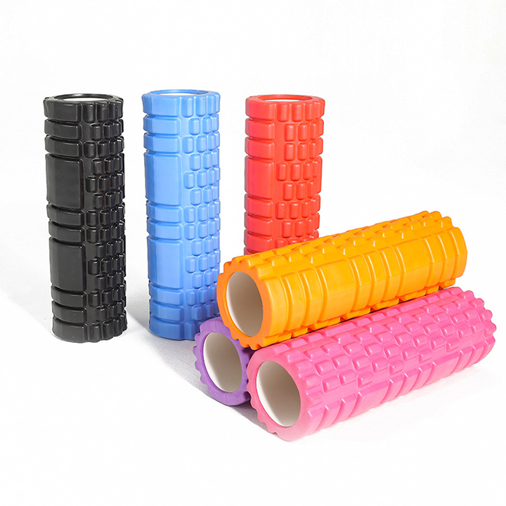Con lăn yoga massage cao cấp ,foam roller, ống trụ lăn xốp thể thao giãn cơ có gai giúp giảm đau sau khi tập luyện sp032 - con lăn matxa tập gym, yoga , giãn cơ