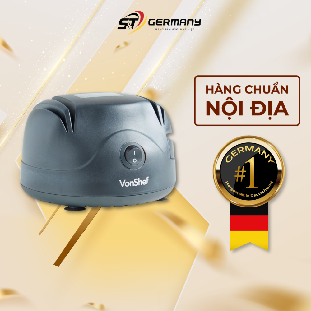 Máy mài dao kéo điện Vonshef nội địa Đức công suất 60W GermanySnT 460005