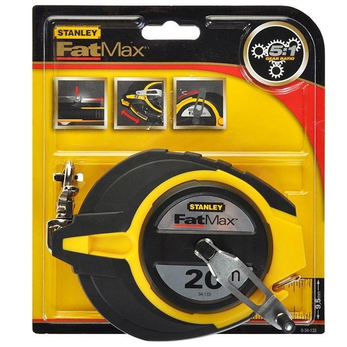 Thước dây cuốn thép fat max 20m stanley 0-34-133