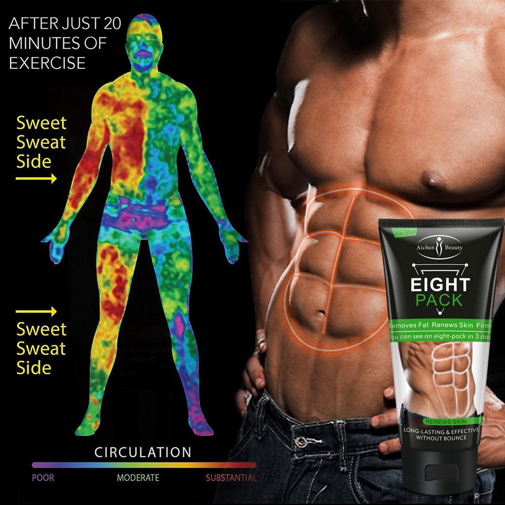 Kem giảm béo đốt mỡ bụng eight pack tăng cường mồ hôi cực nhanh - hàng chính hãng aichum loại 1