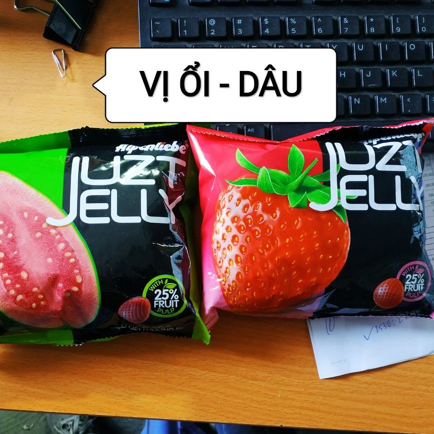 [ Xả Hàng] Kẹo  Alpenliebe Juzt Jelly - hàng nhập khẩu Ấn Độ, gói 166,5g hương vị trái cây