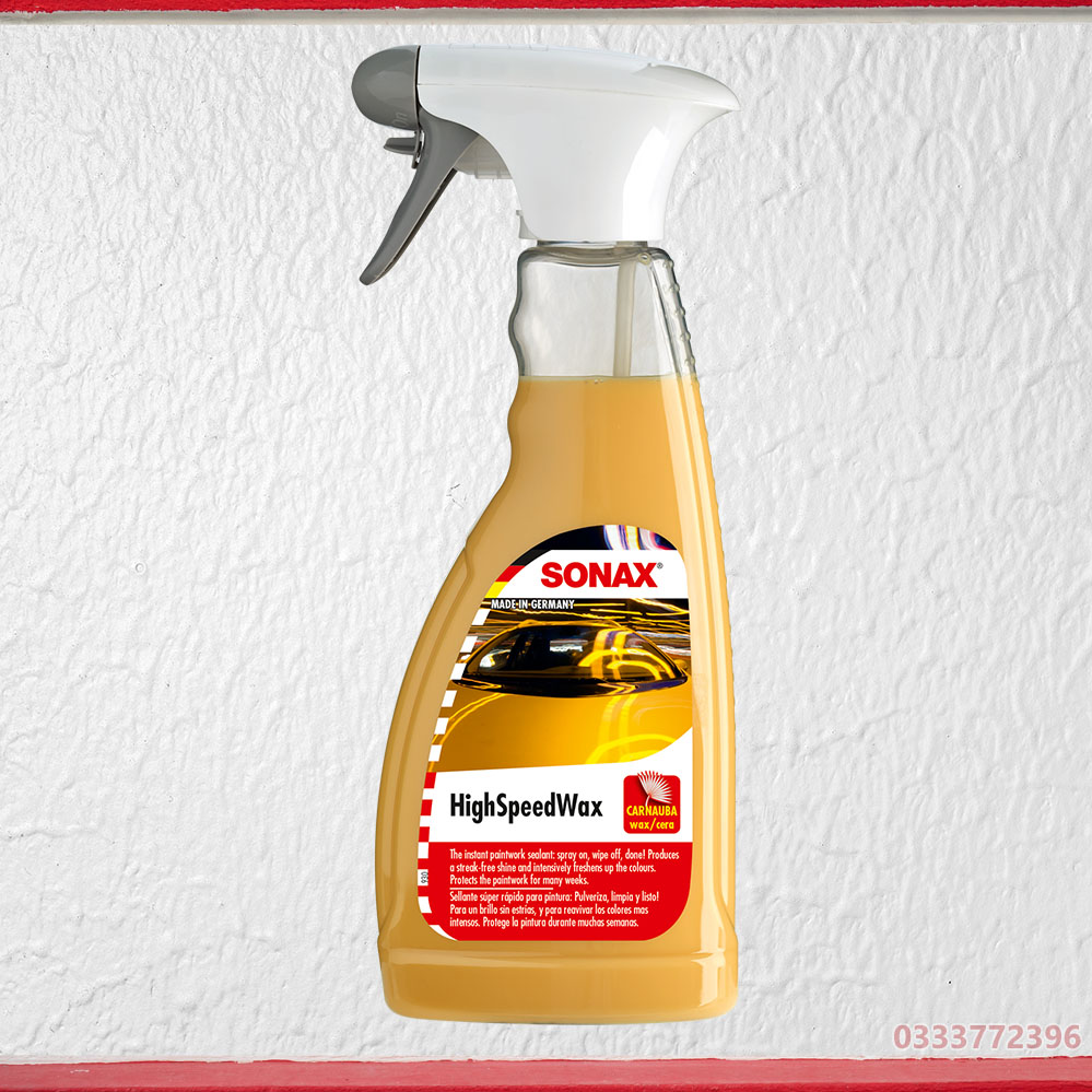 Đánh bóng nhanh sơn xe khi ướt Sonax High Speed Wax 500ml