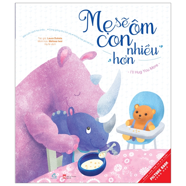Fahasa - mẹ sẽ ôm con nhiều hơn, con sẽ ôm mẹ nhiều hơn - i hug you, more