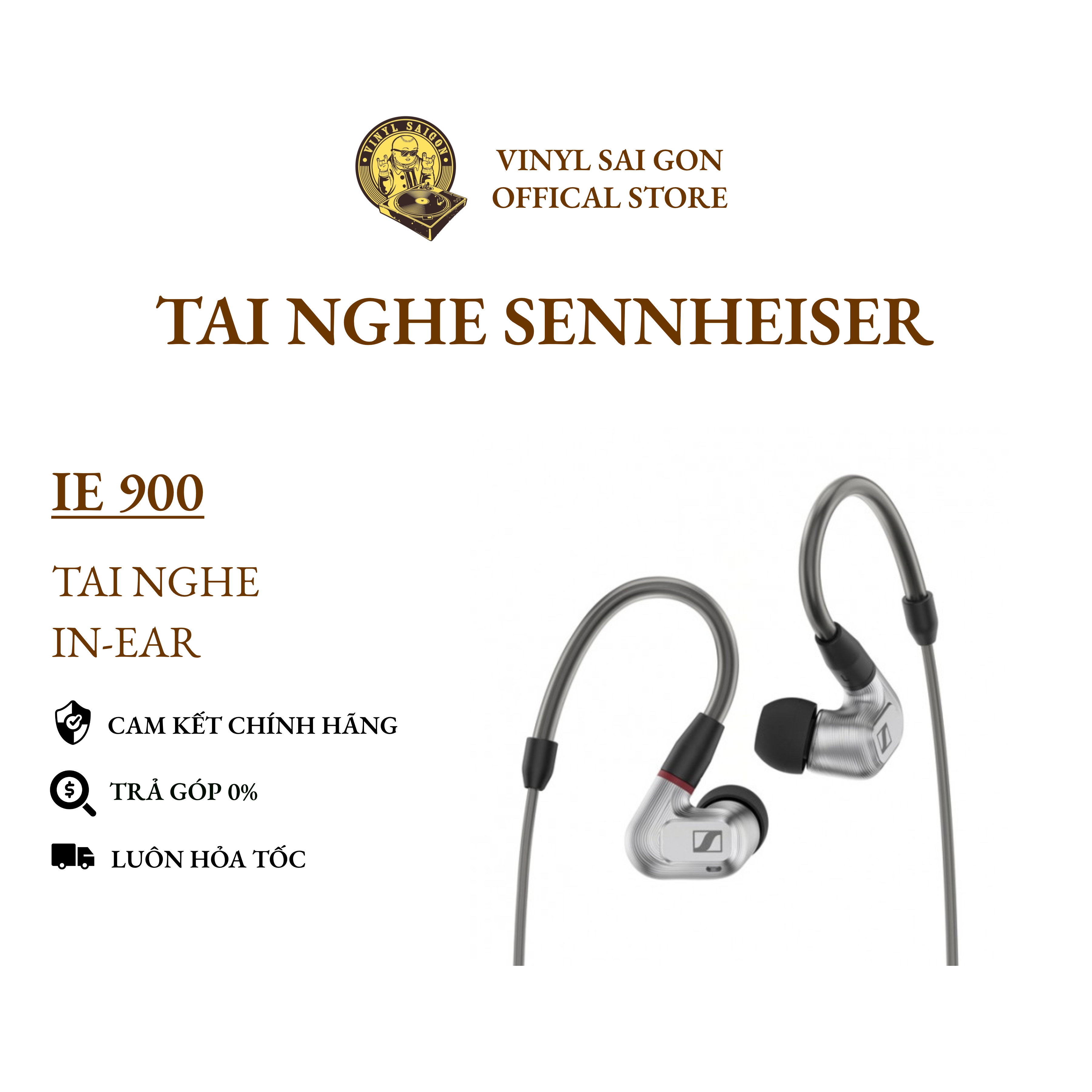 Tai Nghe Sennheiser IE 900 - Bảo Hành Chính Hãng 24 Tháng