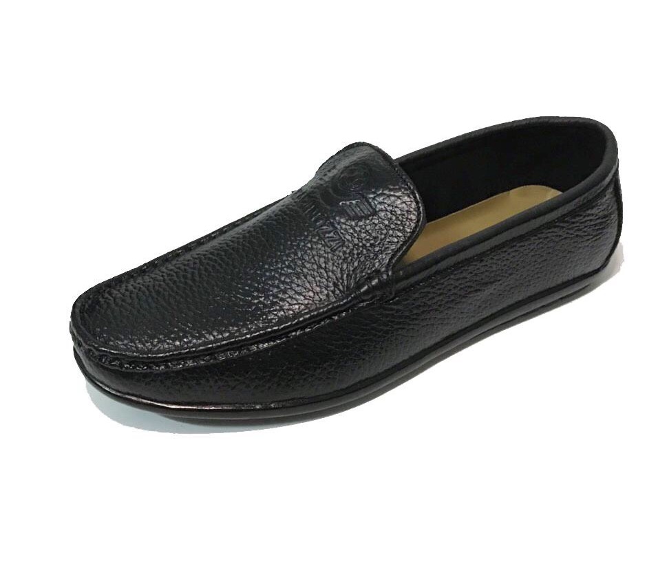 Giày da bò cao cấp/Giày lười giày mọi nam -Tặng kèm lót giày