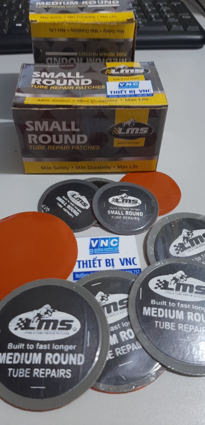 Combo 2 hộp miếng vá săm lốp lms ấn độ tc45 , tc60