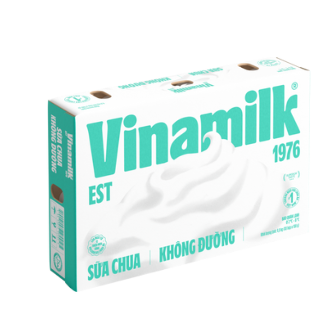 Thùng Sữa chua không đường Vinamilk 48 hũ x100g