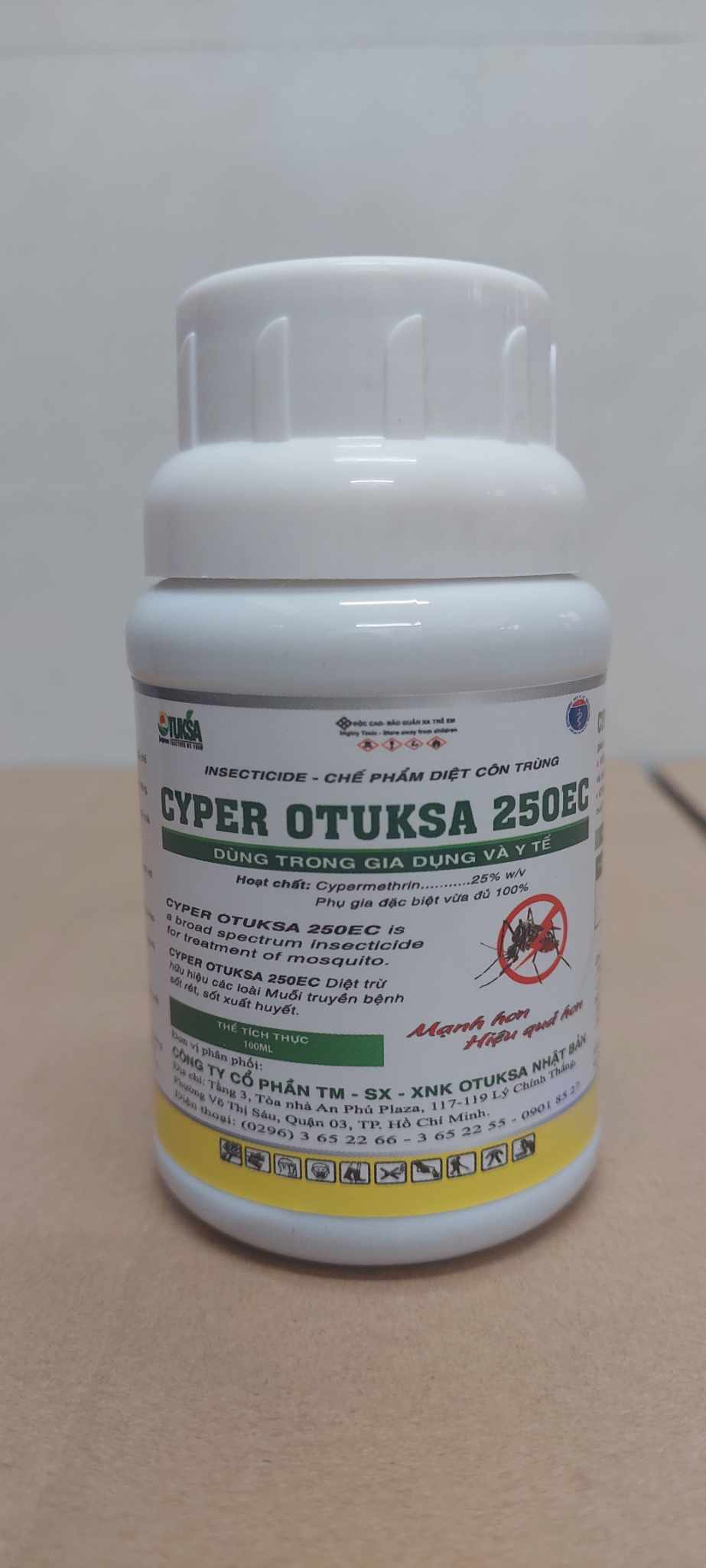Thuốc diệt muỗi & côn trùng cyper otuksa 250ec - 100ml