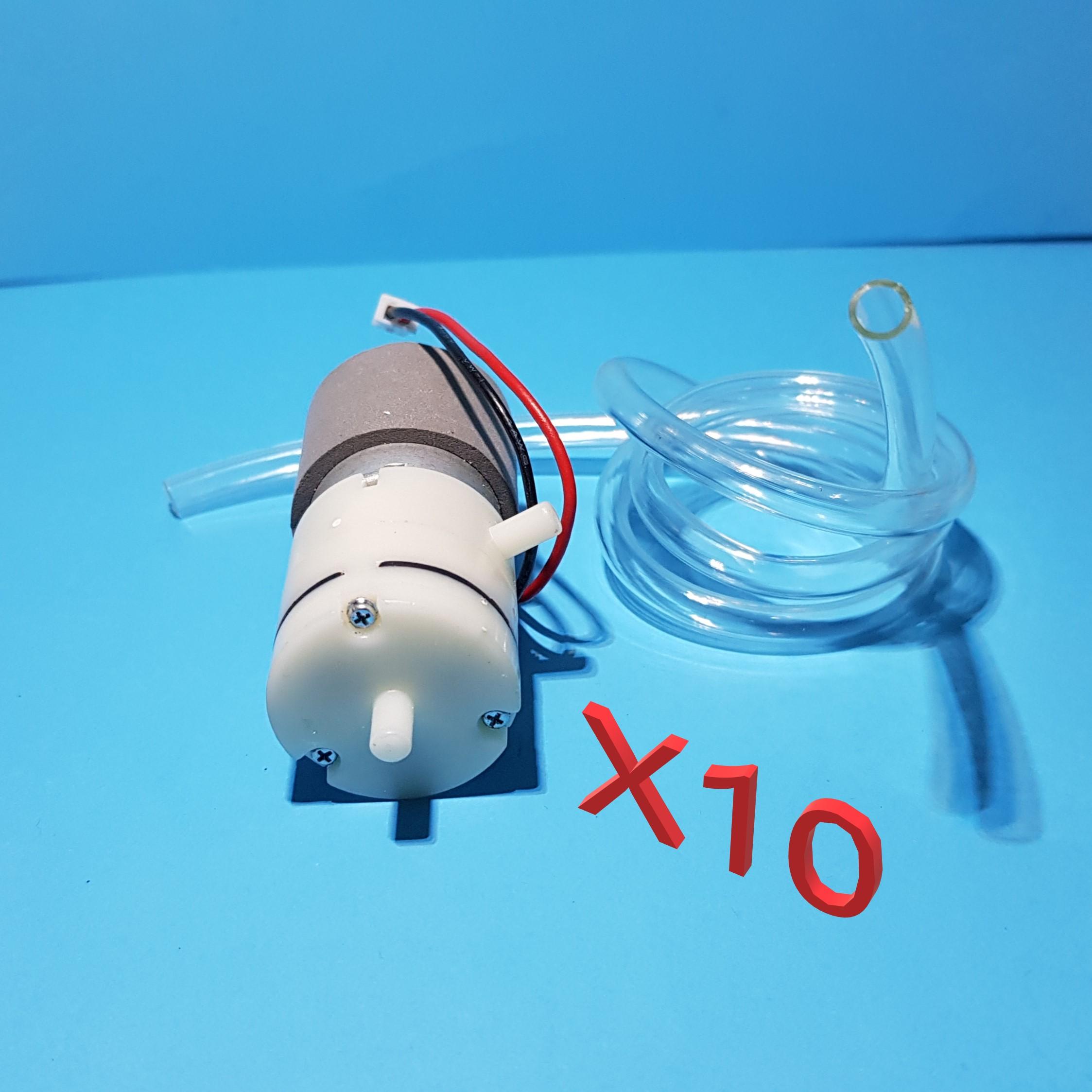 Combo 10 bơm mini - bơm chân không - bơm hút nước - bơm oxi 12v