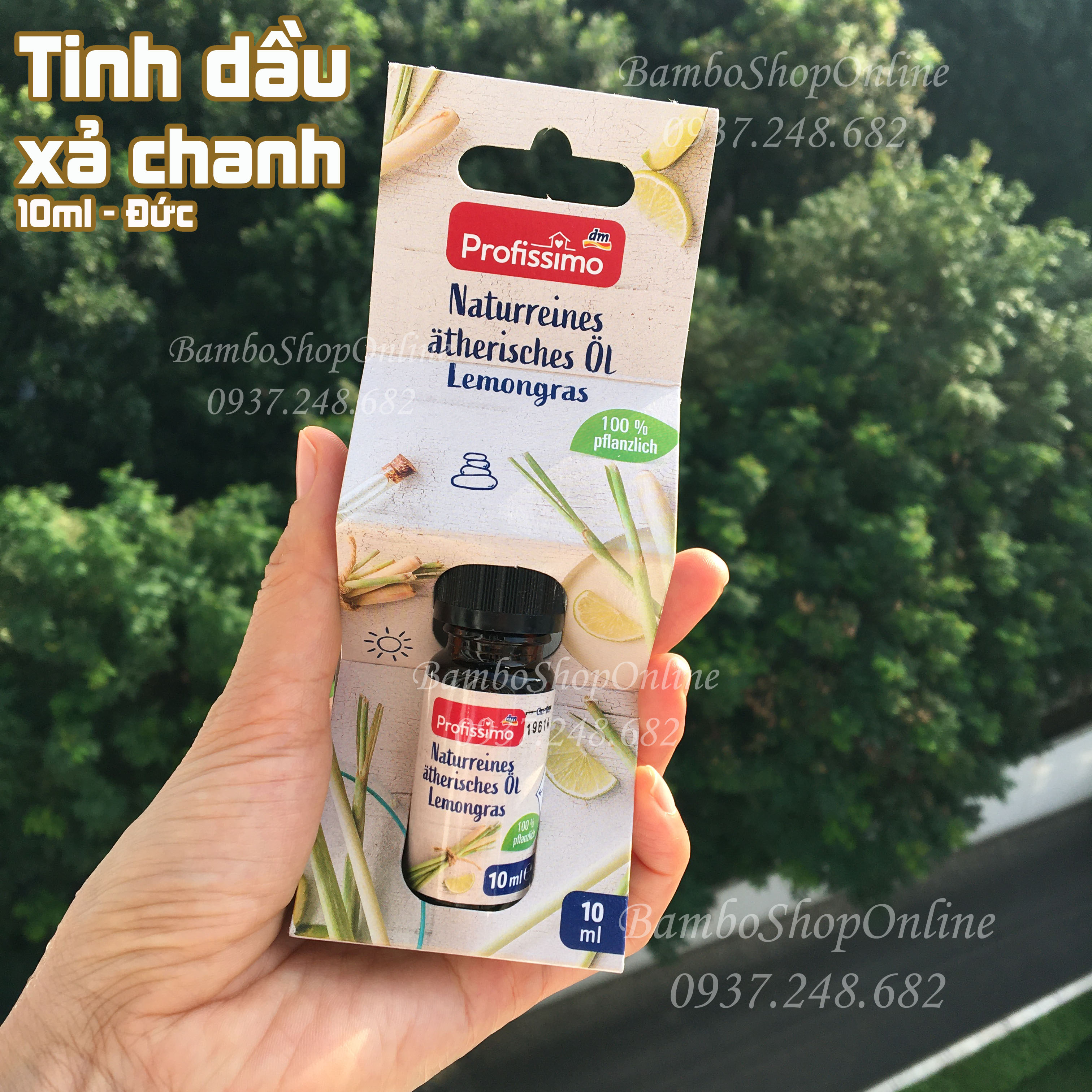 [HCM]TINH DẦU SẢ CHANH, CAM BẠC HÀ, BƯỞI, OẢI HƯƠNG, QUẾ NGUYÊN CHẤT PROFISSIMO 10ML CỦA ĐỨC [Hàng nội địa Đức]