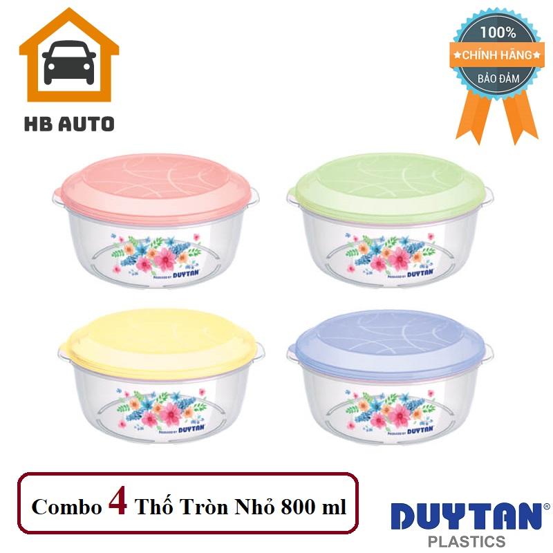 Combo 4 thố tròn nhỏ duy tân 800 ml no.971