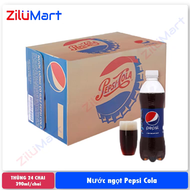 Nước ngọt Pepsi cola loại 390ml