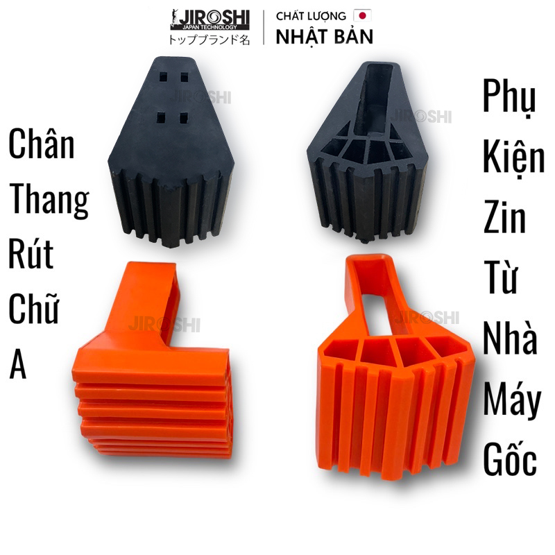 Chân Đế Cao Su Thang Nhôm Rút Chữ A - Phụ Kiện Thang Nhôm Rút Đế Cao Su Chân Ngang