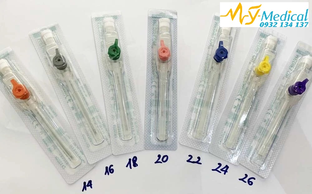 Kim luồn tĩnh mạch mediflon 20g 22g 24g