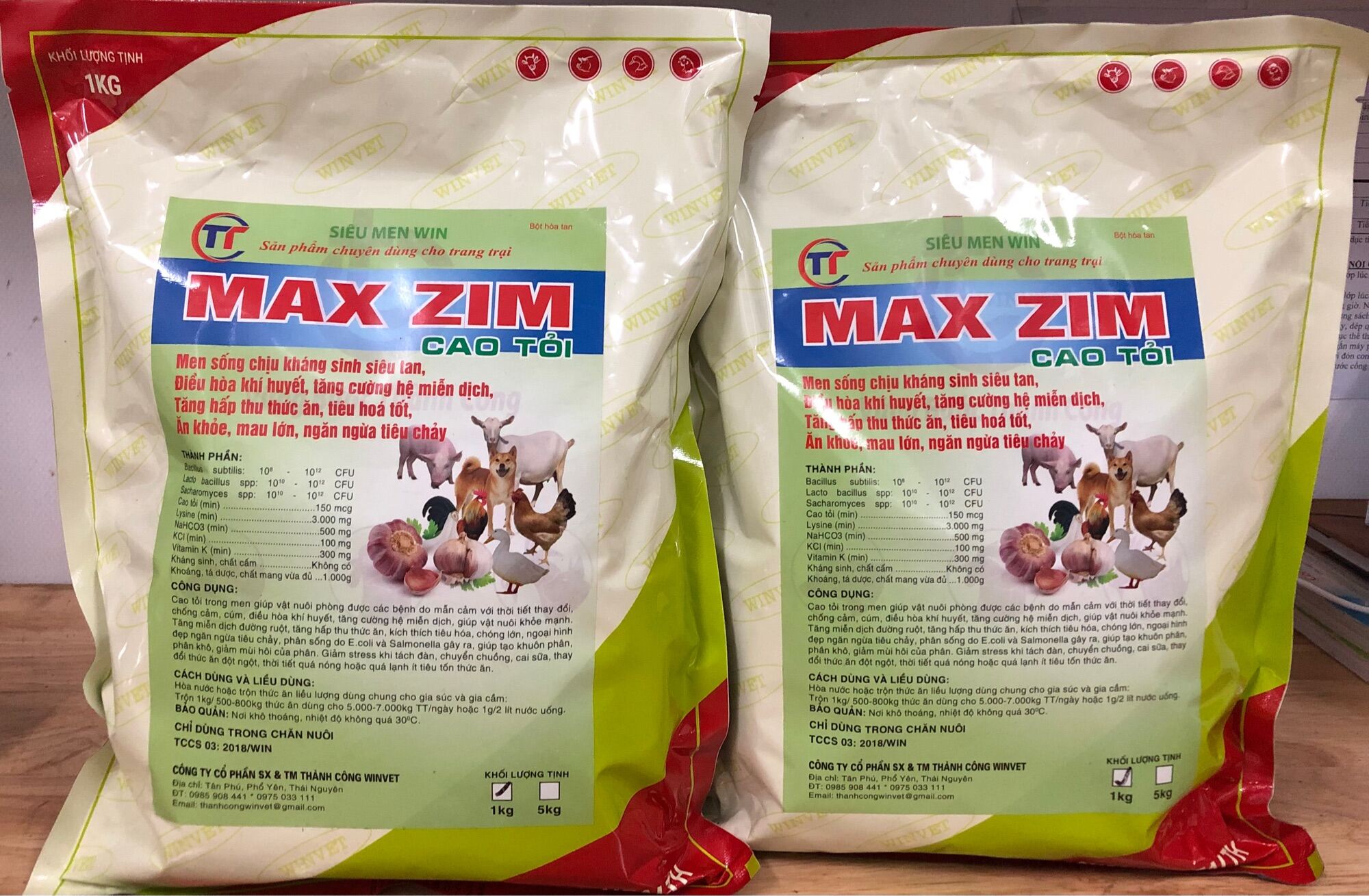 "Hoàn tiền đến 10%" Men cao tỏi 1kg, có 10 gói 100g cho heo, gà, chim, trâu, bò, dê,...