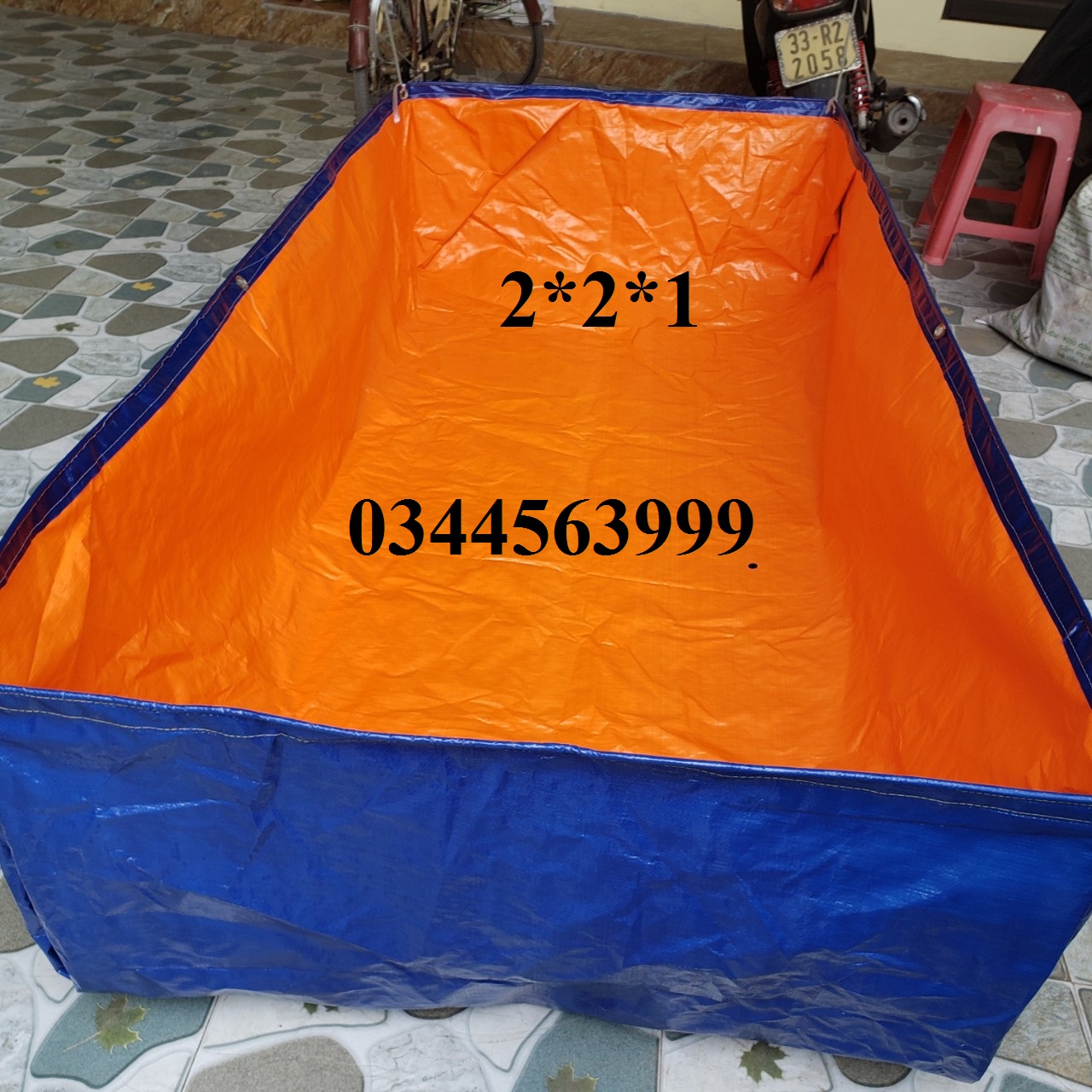 bể bạt nuôi cá cảnh , ốc , ếch , lươn