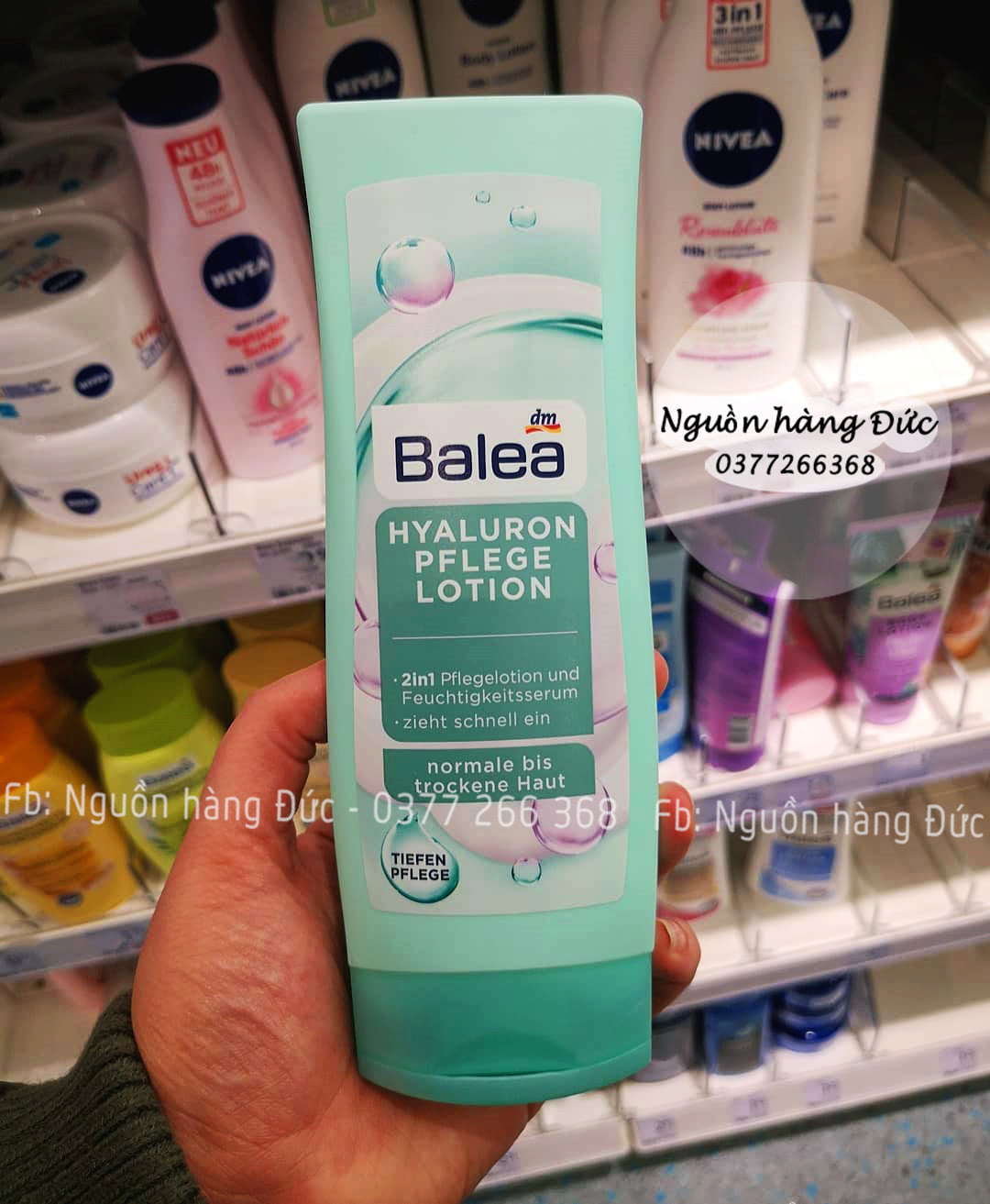 DƯỠNG THỂ BALEA SERUM DƯỠNG TRẮNG VÀ SIÊU CẤP NƯỚC GẤP 10 LẦN (MẪU MỚI)