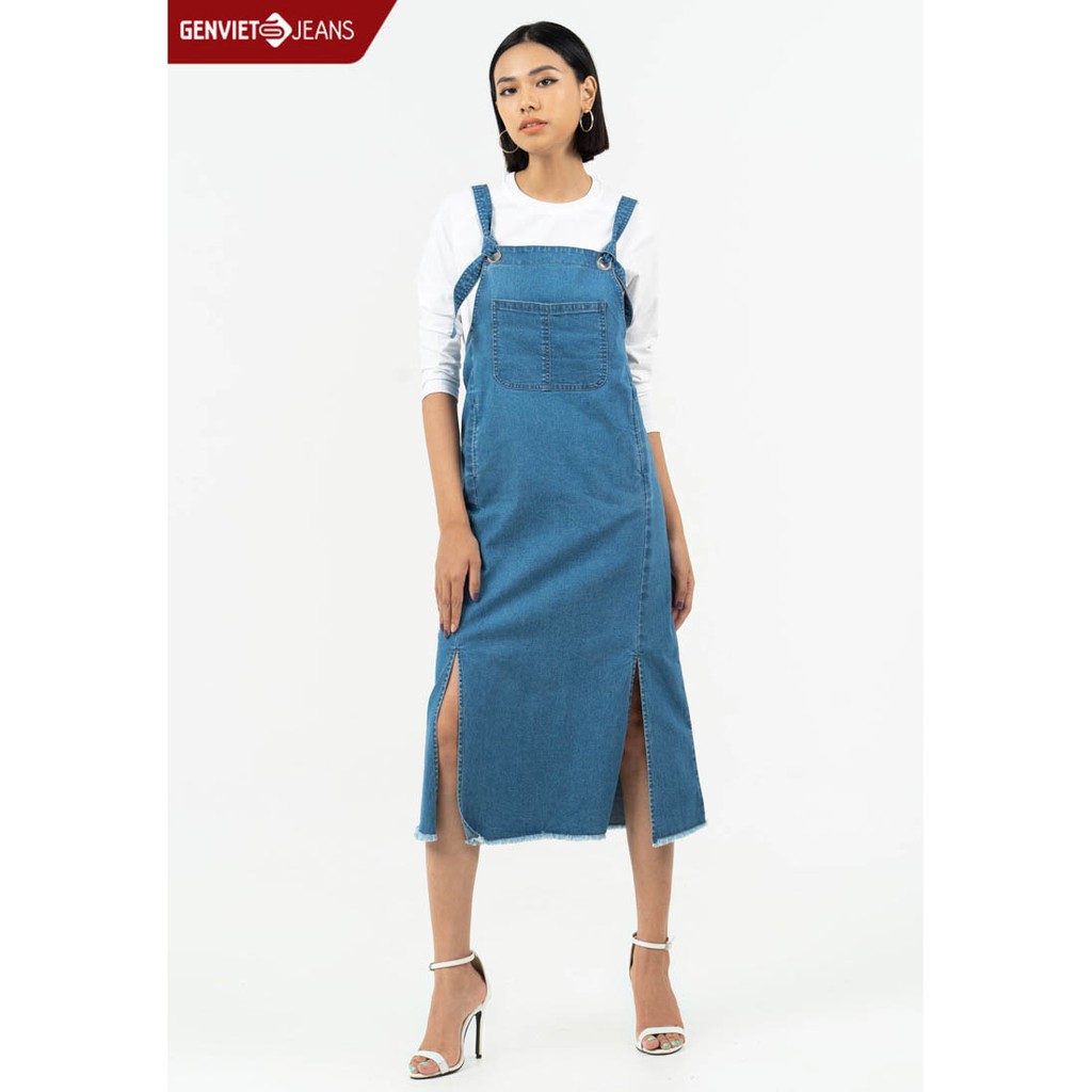 Yếm jeans Nữ TY524J826 GENVIET