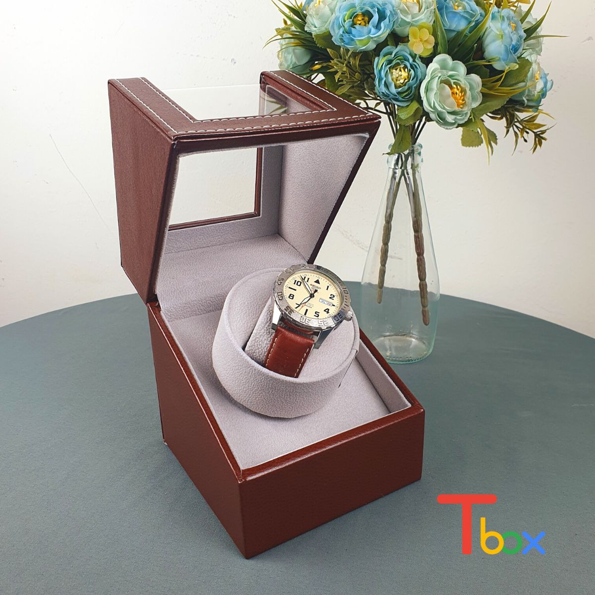 Hộp đựng đồng hồ cơ 1 xoay tự động