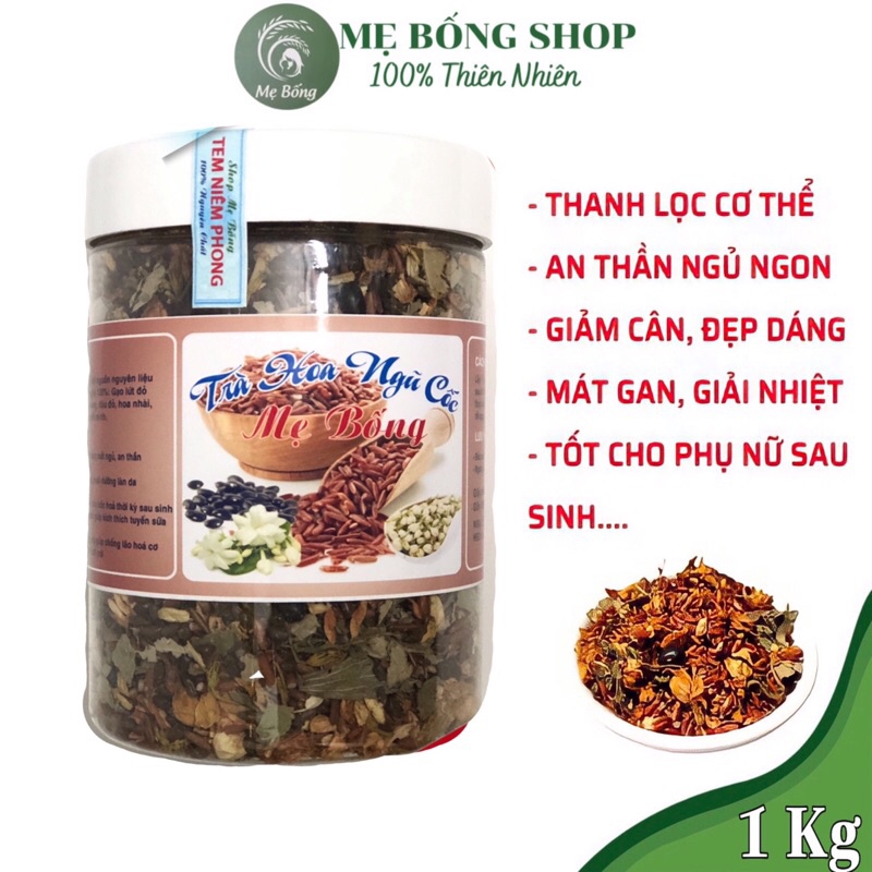 rà hoa ngũ cốc giảm cân mát gan giảm mỡ bụng thanh lọc cơ thể 1kg _Mẹ Bống