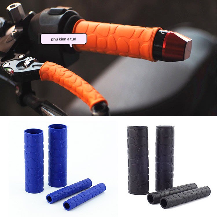Bọc tay lái xe máy 4 món êm tay