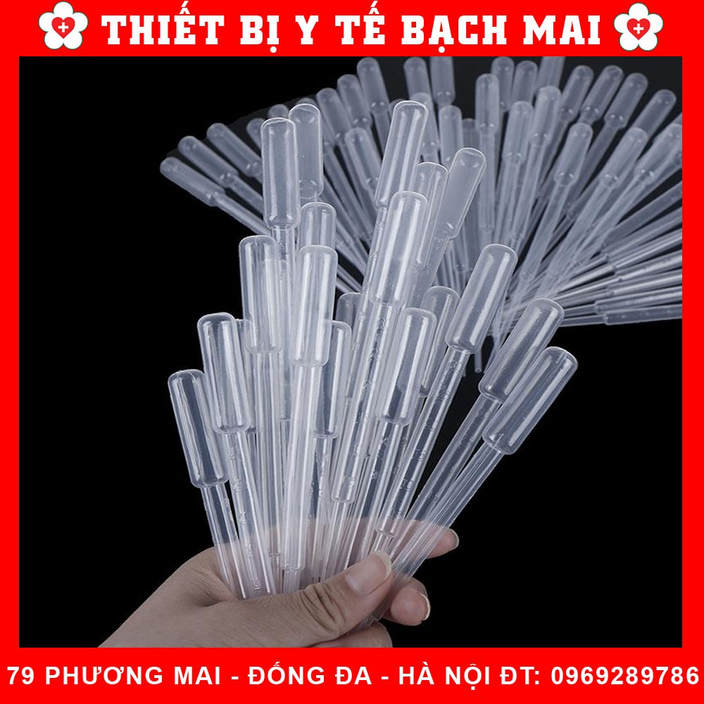 Ống hút nhỏ giọt 3ml - ống hút sữa cho bé - pipet nhựa hút dung dịch