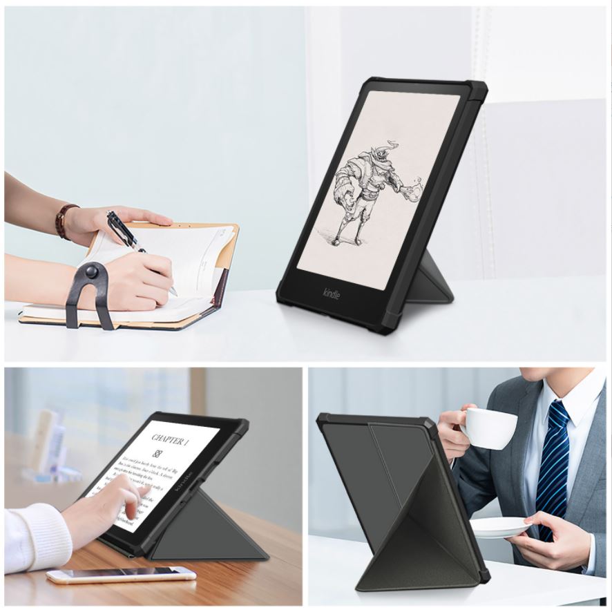 [Hoàn Tiền MAX] [Siêu Phẩm] Bao Da Kindle Paperwhite 5 11th generation - Origami - Giá Đỡ Tiện Lợi Sang Trọng (Standing Origami Slim Shell Cover with Auto Wake/Sleep Fits Kindle Paperwhite 5 - 11th generation ereader)