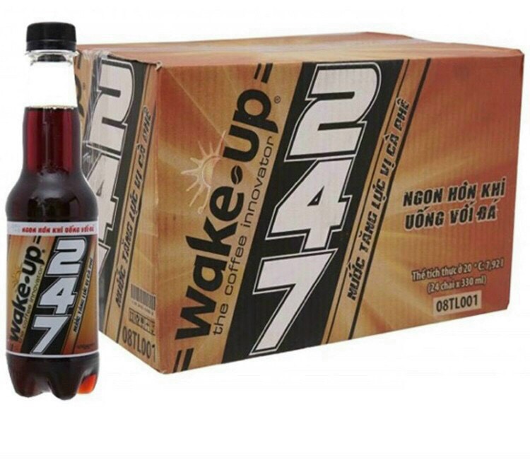 LỐC 6 CHAI Wake-Up 247 NƯỚC TĂNG LỰC VỊ CÀ PHÊ 330ML
