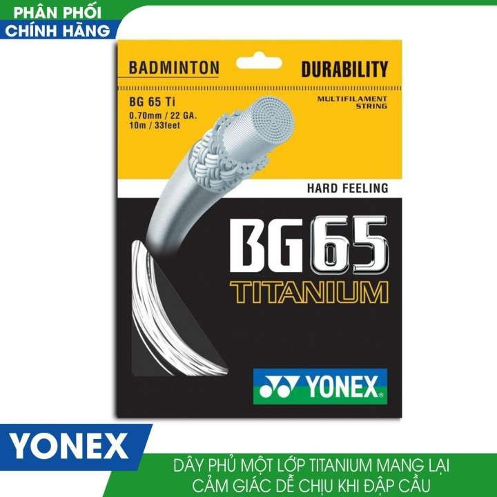 Dây cước đan vợt cầu lông Yonex BG 65 Titanium