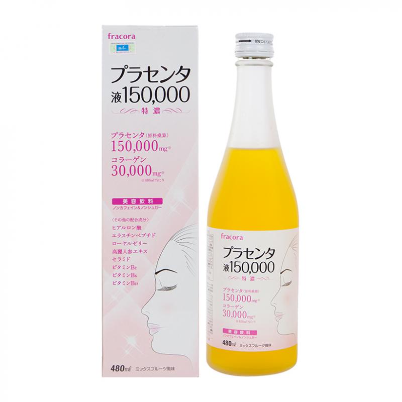 Nước uống tinh chất nhau thai cừu fracora placenta 150000mg - hàng nhật nội địa