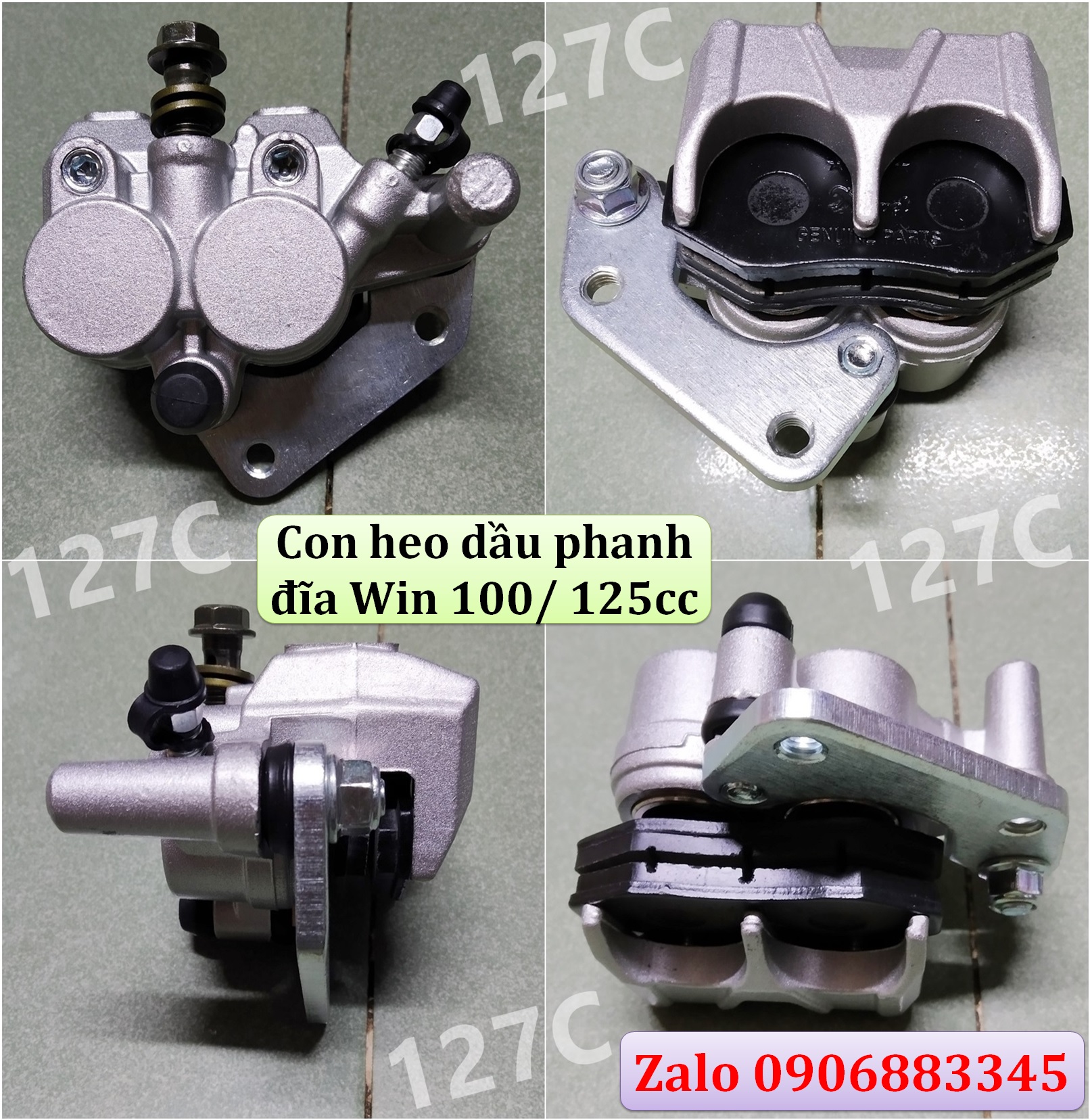 [HCM] Heo dầu trước gắn phanh đĩa Win 100/ 125cc