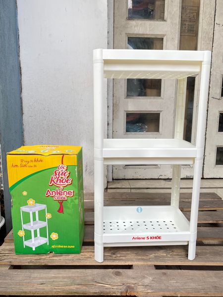 Kệ Nhựa 3 tầng INOCHI - HÀNG KM SỮA ANLEN