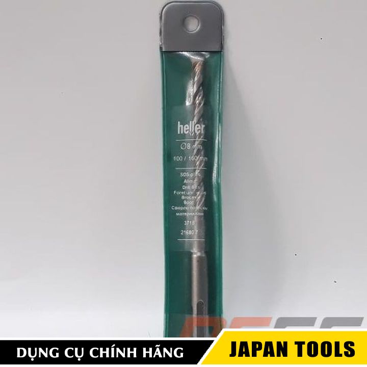 Mũi khoan bê tông 8.0x160mm heller sds allmat 216807 | japan tools