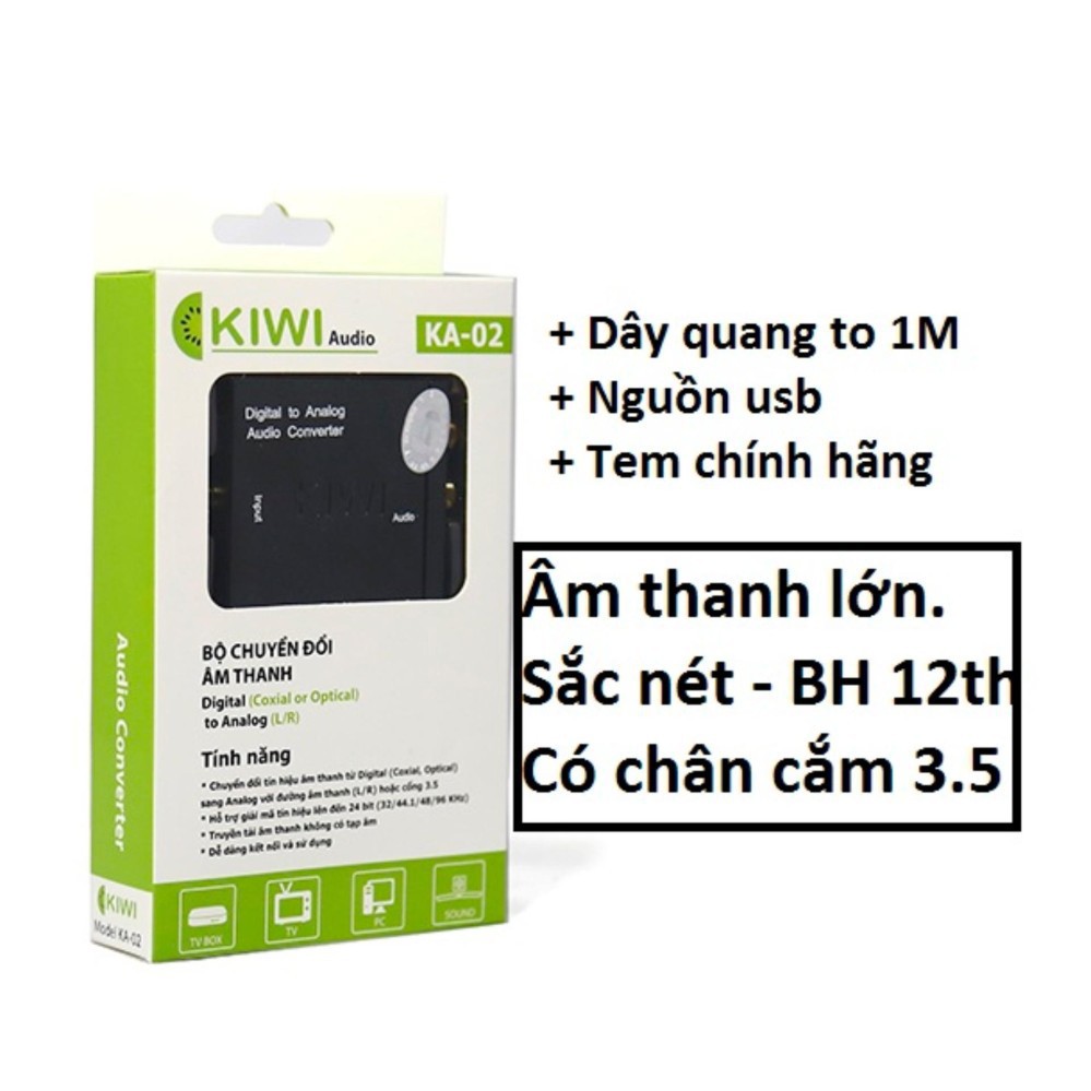 Bộ Chuyển Đổi Optical Audio - AV KIWI K02