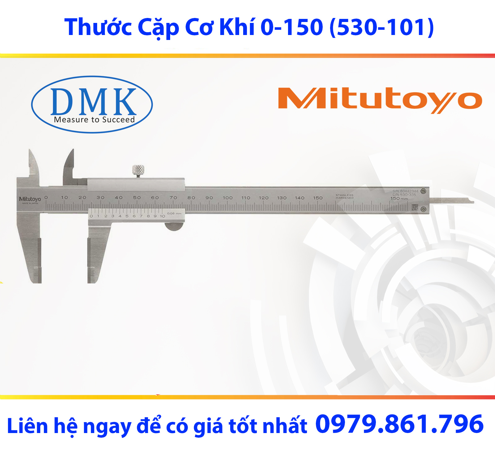 Thước cặp cơ khí mitutoyo 530-101
