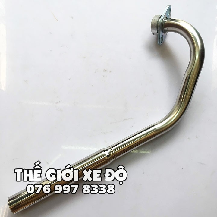 Cổ pô exciter 4 số đời đầu INOX 304 hàn pô zin cho ex 2006 - 2010