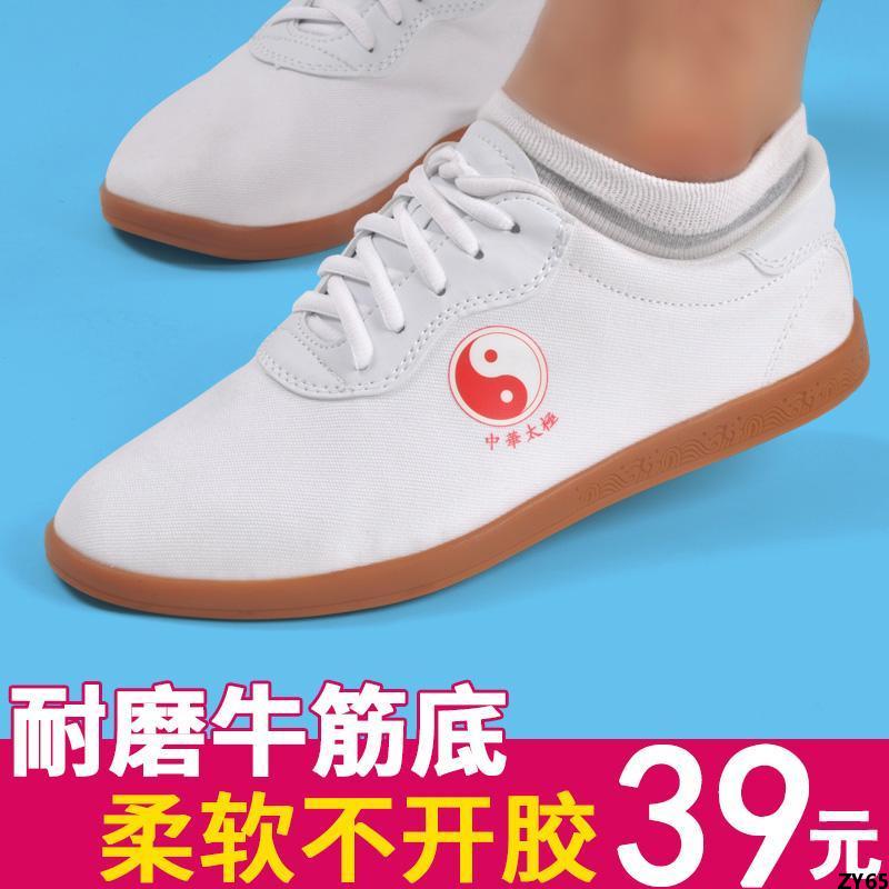 Giày Bốn Mùa Giày Võ Thuật Vải Bố Thái Cực Quyền Mẫu Đế Giày Vải Thái Cực
