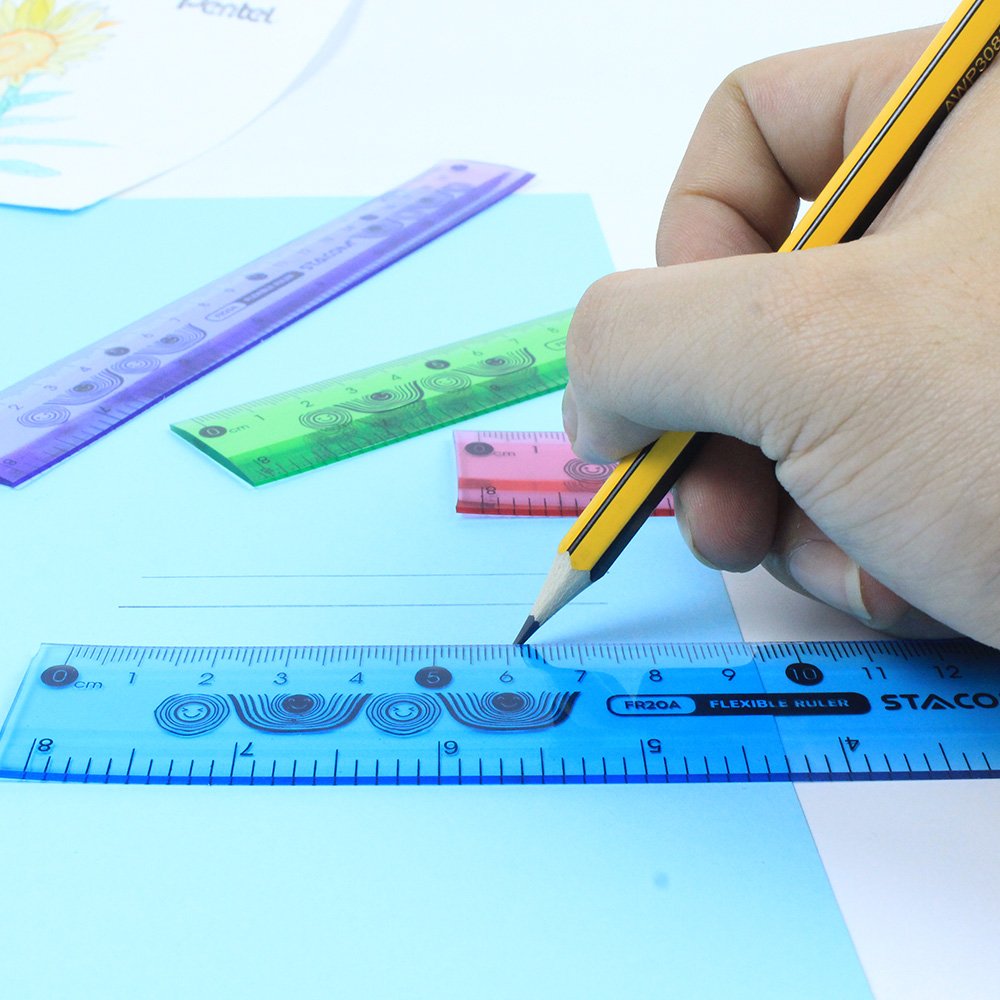 Thước kẻ dẻo Stacom 20/30cm FR20A/FR30A