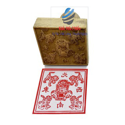 Ấn triện ngũ hổ, con dấu ngũ hổ bền đẹp sắc nét