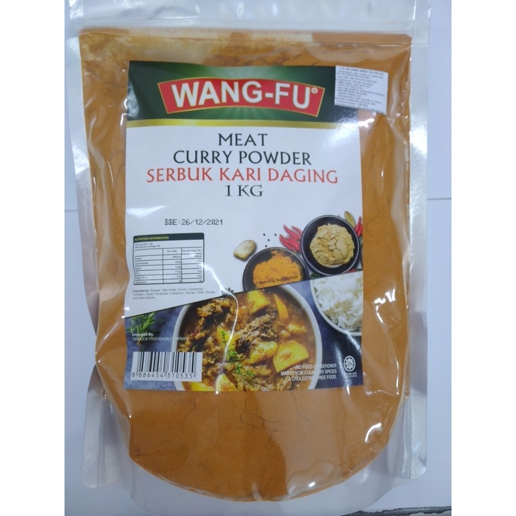 Bột Cà Ri Ướp Thịt Hiệu Wang-Fu Meat Curry Powder 1kg