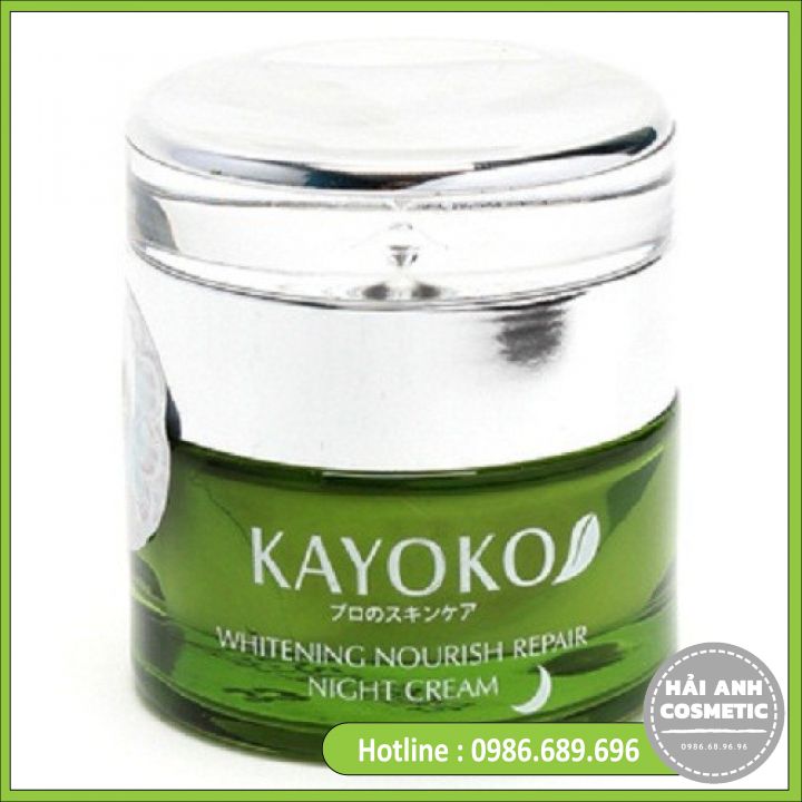 Kem Dưỡng Chống Nám Trắng Hồng Tinh Khiết Ban Đêm Kayoko Night Cream