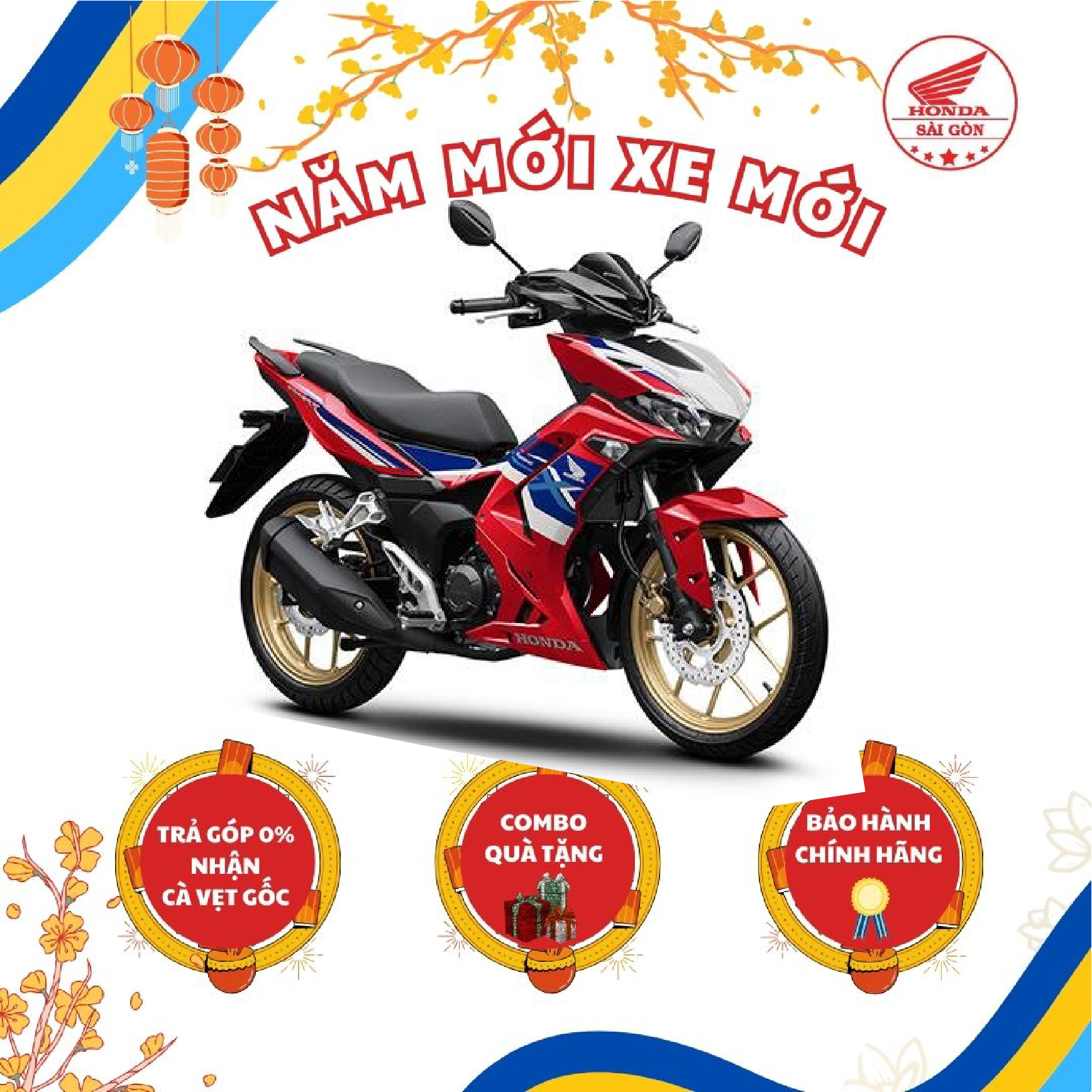 [HCM][Xe máy trả góp 0%]  - Xe Máy Honda WINNER X - Phiên Bản Thể Thao 2024