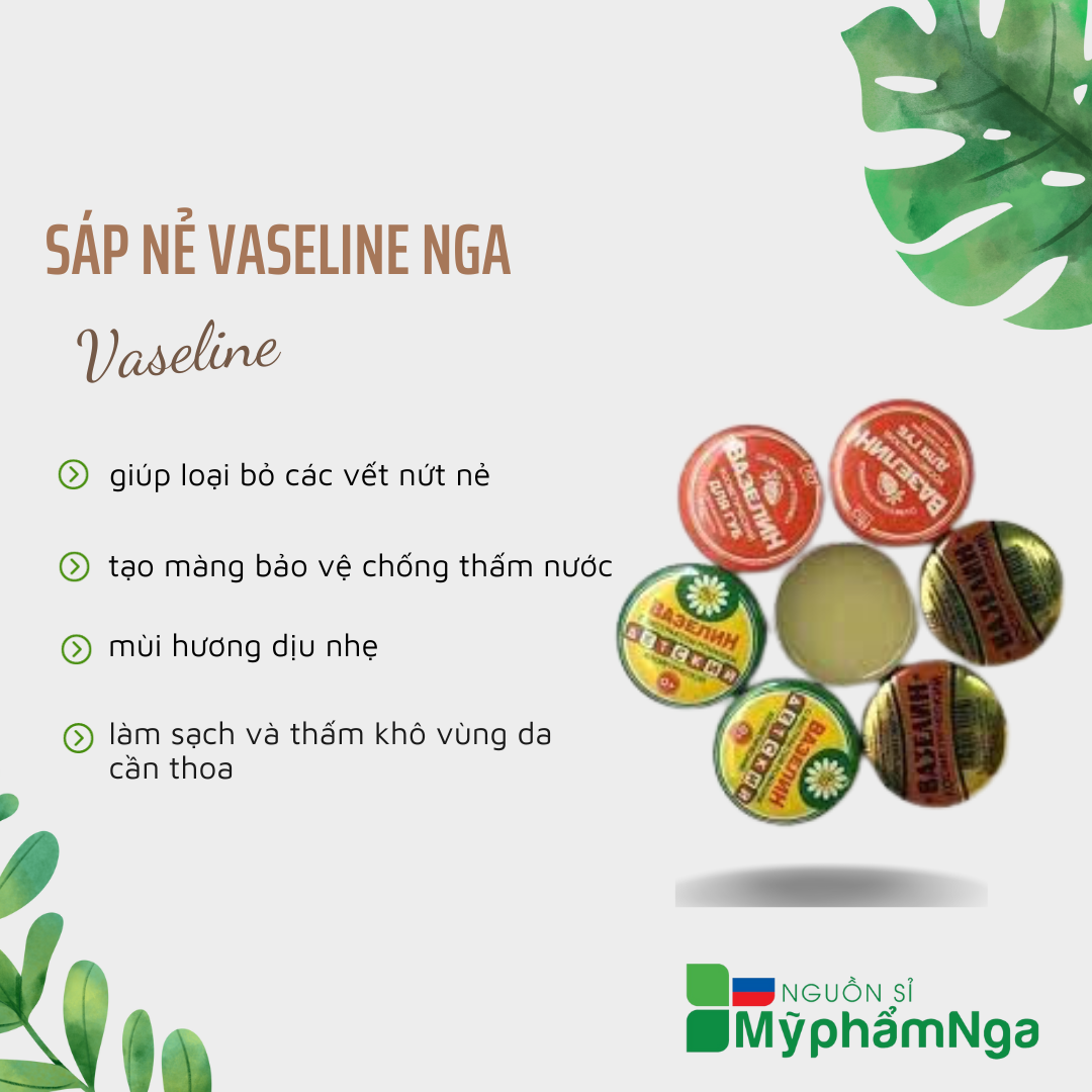 Sáp nẻ Vaseline Nga